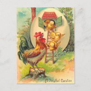 Carte postale vintage de Pâques