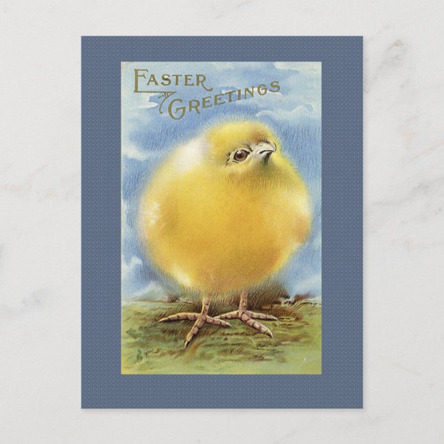 Carte postale vintage de Pâques (Devant)