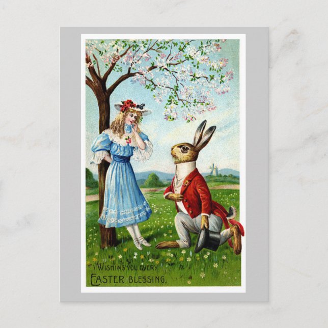 Carte postale vintage de Pâques (Devant)