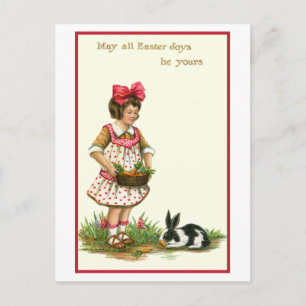 Carte postale vintage de Pâques