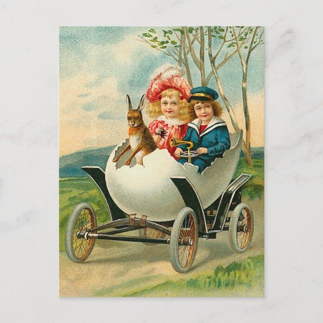 Carte postale vintage de Pâques (Devant)