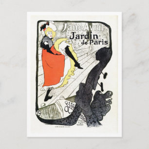 Carte Postale Vintage De Toulouse Lautrec French can poster