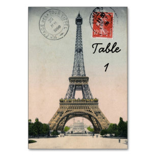 Carte postale vintage de Tour Eiffel