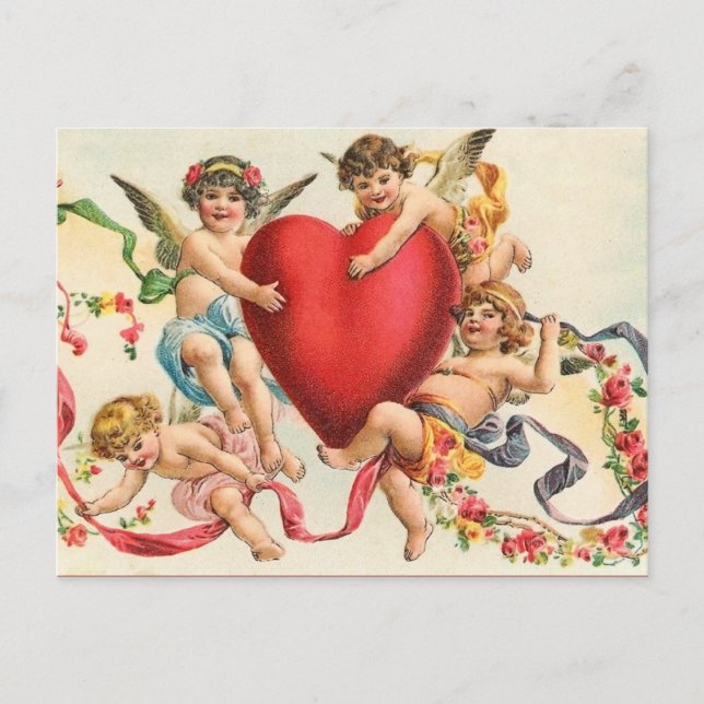 Carte postale vintage de Valentine (Devant)