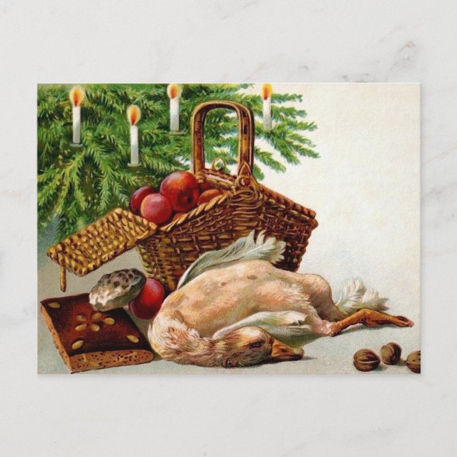 Carte postale vintage Dead Duck Christmas (Devant)