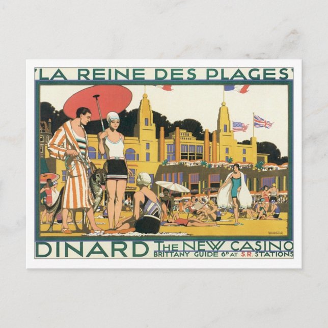 Carte Postale Vintage Dinard Holland (Devant)