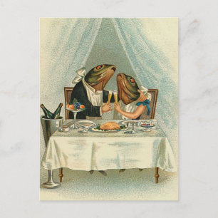 Carte postale Vintage "Dîner romantique pour greno