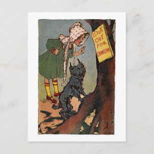 Carte Postale Vintage Dorothy et Toto