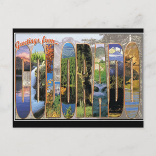 Carte postale Vintage du Colorado