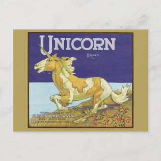 Carte postale vintage du Étiquette Crate