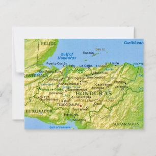 Carte postale vintage du Honduras