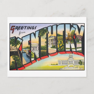 Carte postale vintage du Kentucky