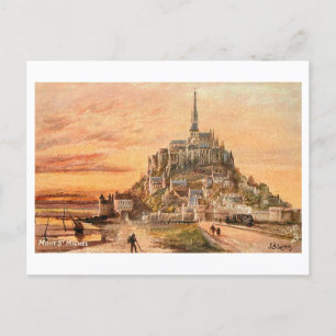 Carte postale Vintage du Mont Saint-Michel