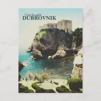Carte postale vintage Dubrovnik - Alt Back Design