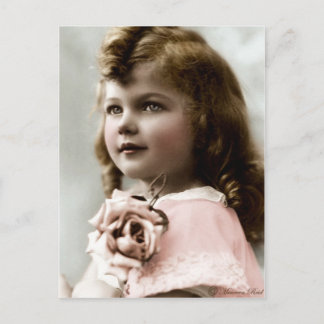 Carte postale vintage édouardienne victorienne à t