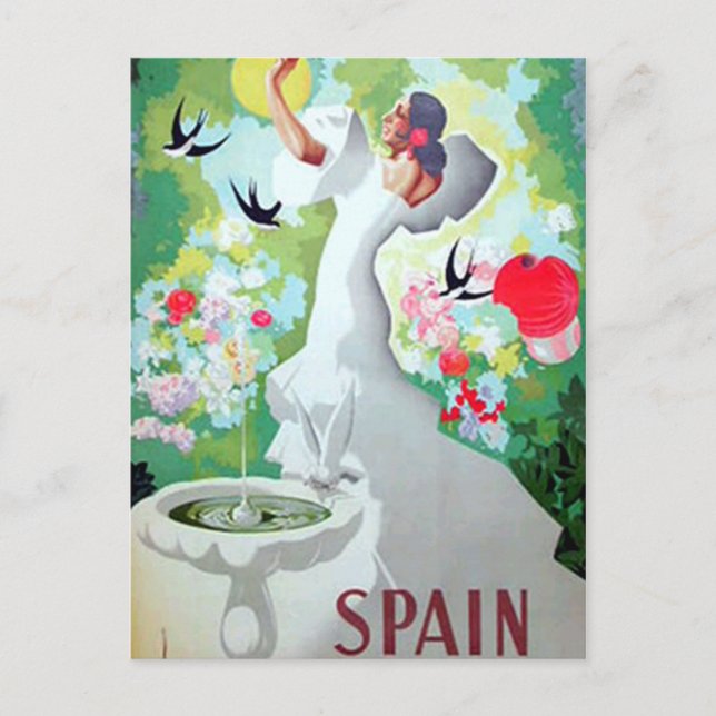 Carte postale Vintage Espagne (Devant)
