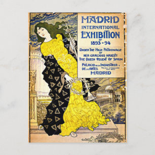 Carte Postale VINTAGE : Exposition internationale de Madrid, 189