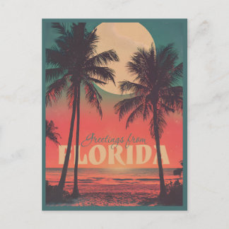 Carte postale vintage Floride