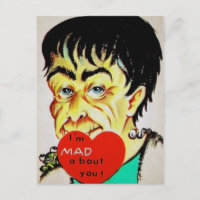 Vintage Frankenstein Valentine