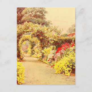 Carte Postale Vintage Garden Art - Elgood, George S.