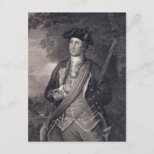 Carte Postale Vintage George Washington Portrait