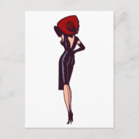 Vintage Gorgeous Glamor Girl Retro Pinup