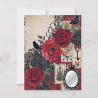 Vintage gothique romantique Élégant