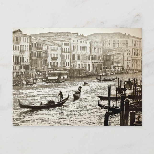 Carte postale vintage GRAND CANAL (Devant)