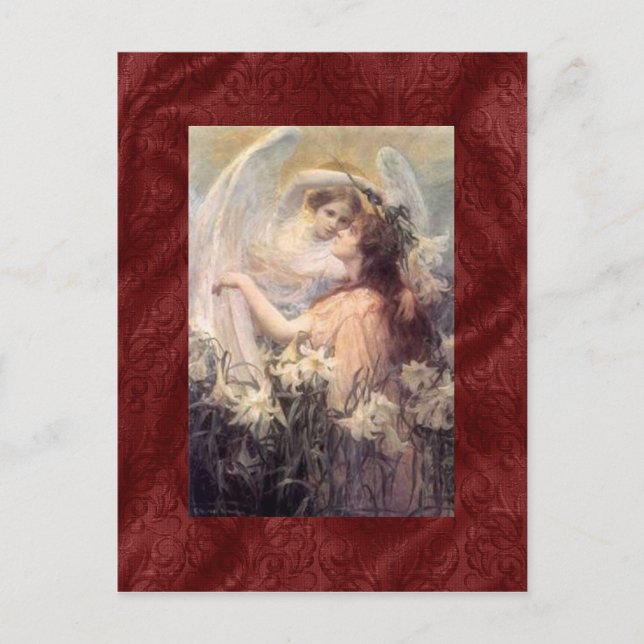 Carte postale vintage Guardian Angel (Devant)