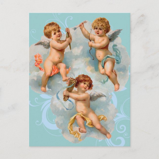 Carte postale vintage Guardian Angel (Devant)