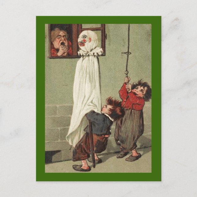 Carte Postale Vintage Halloween (Devant)