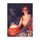 Vintage Halloween Citrouille magique