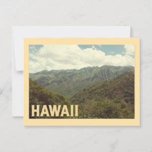 Carte Postale Vintage Hawaii Travel