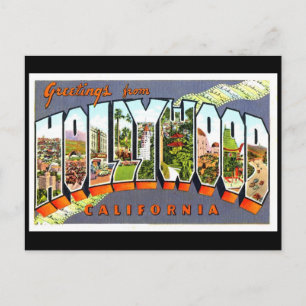 Carte postale Vintage Hollywood