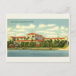 Carte postale vintage Hotel Ormond Florida Beach