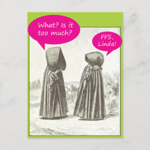 Carte postale vintage humoristique