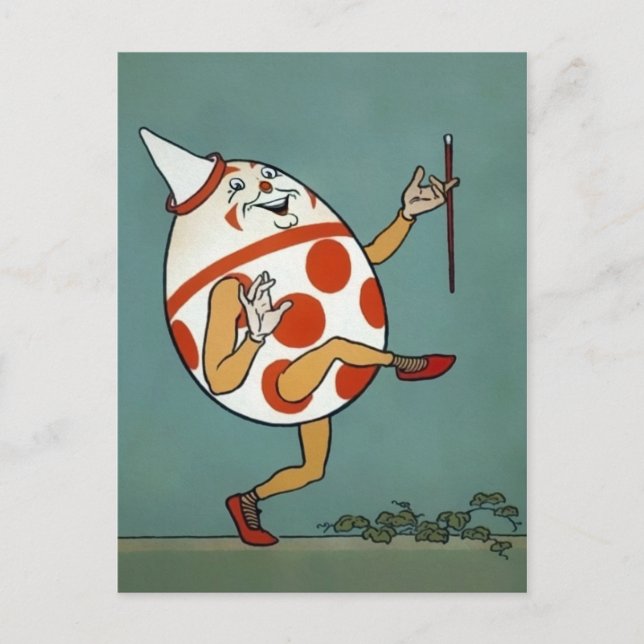 Carte Postale Vintage Humpty Dumpty (Devant)