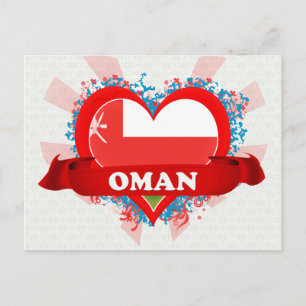 Carte Postale Vintage I Love Oman