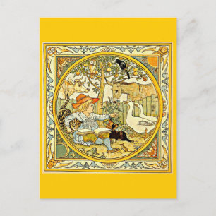 Carte postale-Vintage Illustration-Walter Crane 16