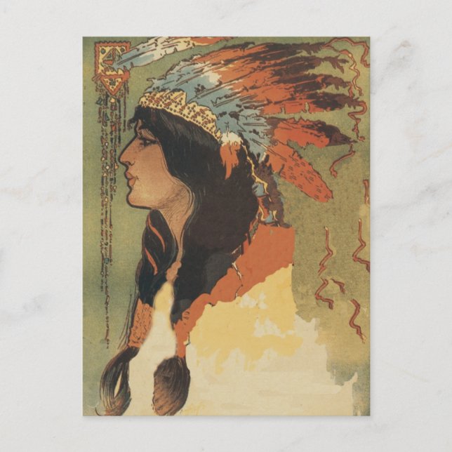 Carte Postale Vintage indienne (Devant)