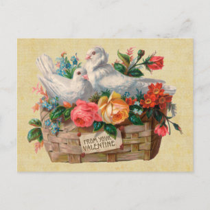 Carte postale Vintage Inséparable