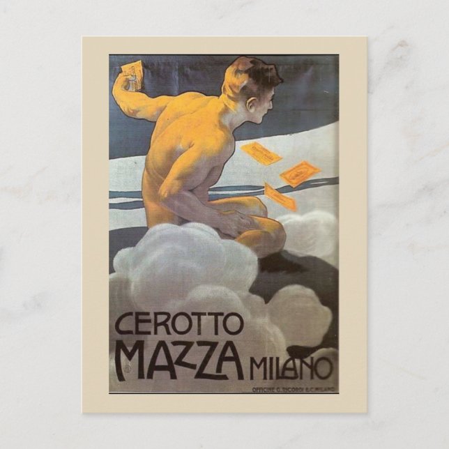 Carte Postale Vintage Italien (Devant)