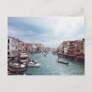 Carte Postale Vintage Italy Venice Canal Photo