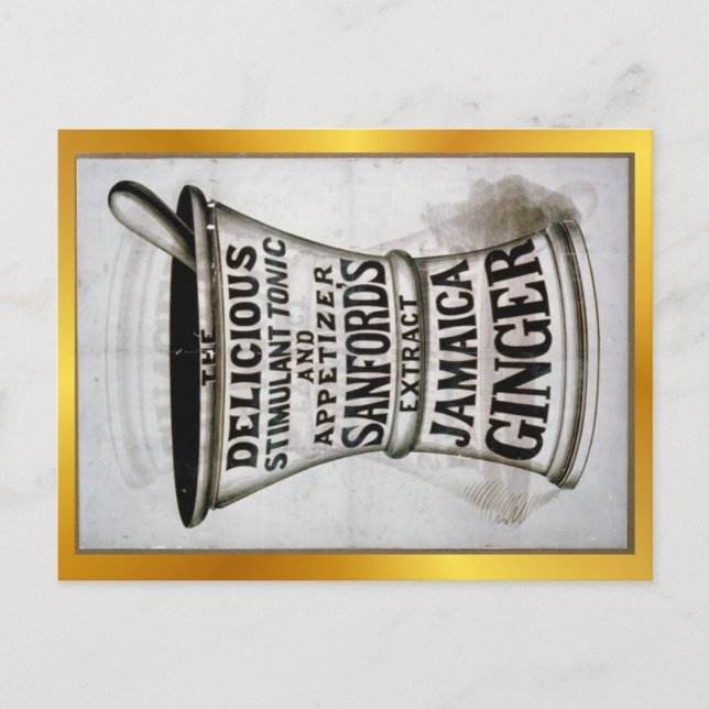 Carte Postale Vintage Jamaïque Ginger (Devant)