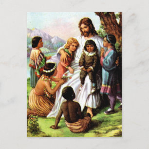Carte postale vintage Jesus Love