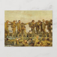 Vintage John Singer Sargent Première Guerre mondia
