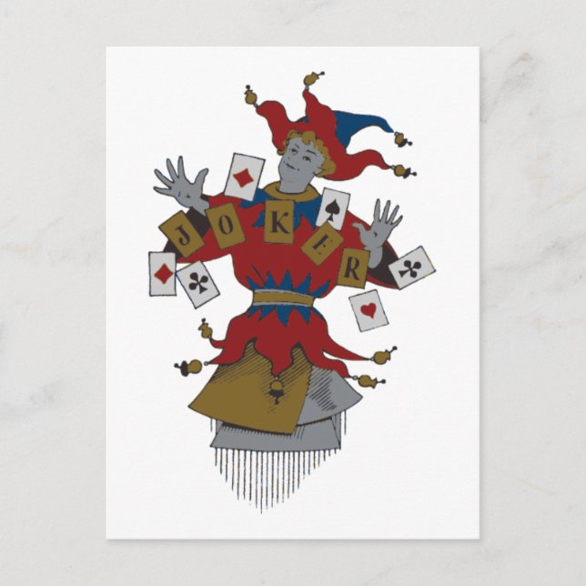 Carte Postale Vintage Joker (Devant)