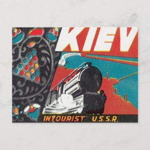 Carte Postale Vintage Kiev Ukraine