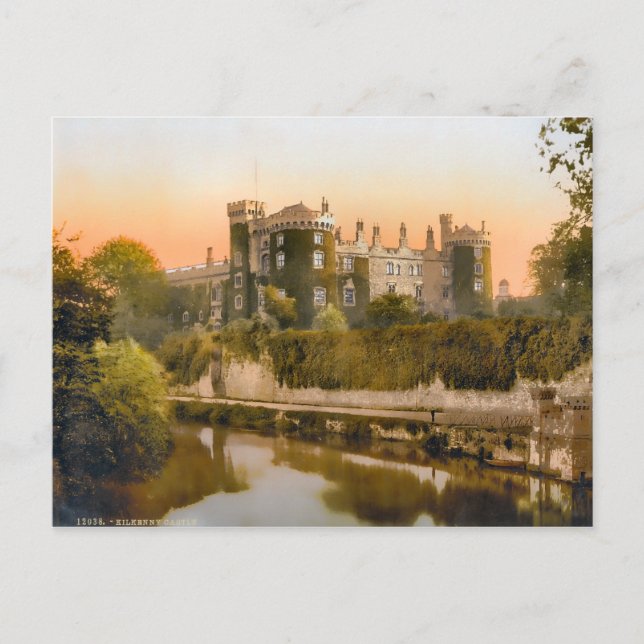 Carte Postale Vintage Kilkenny Castle Irlande (Devant)