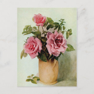 Carte Postale Vintage Killarney Rose par Frederick Martin